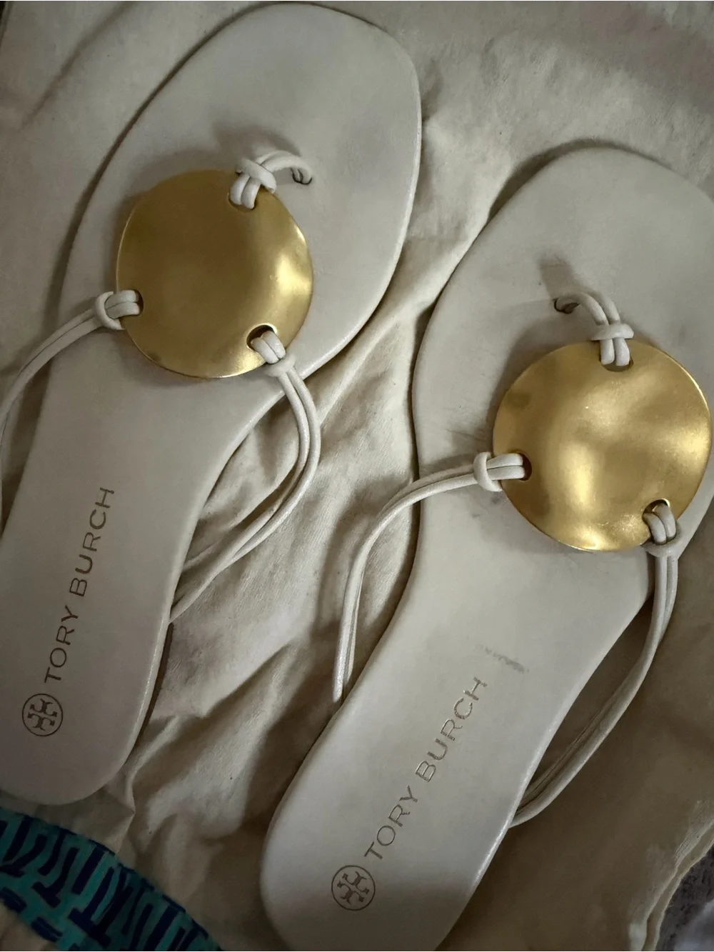 Tory Burch Patos sandals Cream